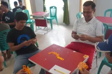 Semarak HUT TNI, Kodim 0902/Berau Gelar Lomba Domino
