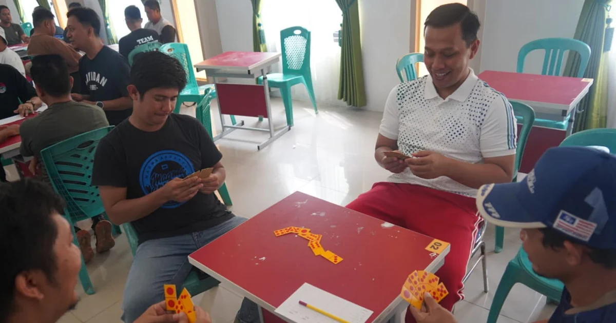Semarak HUT TNI, Kodim 0902/Berau Gelar Lomba Domino