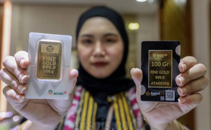 Harga Emas di Berau Naik Rp5.000 Per Gram, Cek Harga LM Antam dan Galeri 24
