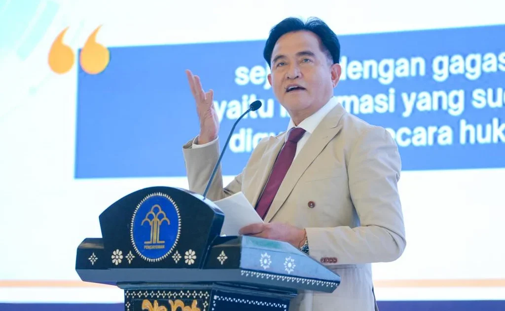 Menko Kumham Imipas Yusril Ihza Mahendra (kumham-imipas.go.id)
