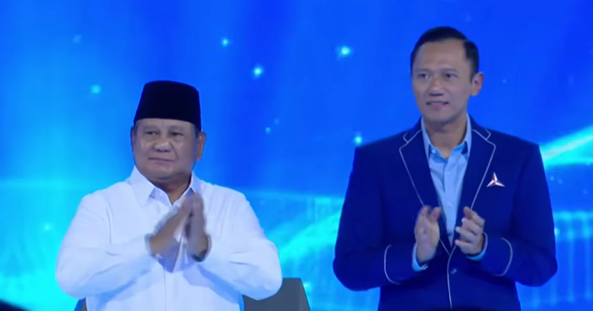 Prabowo Jawab Pidato AHY di HUT Partai Demokrat: Terima Kasih atas Kritik dan Koreksi