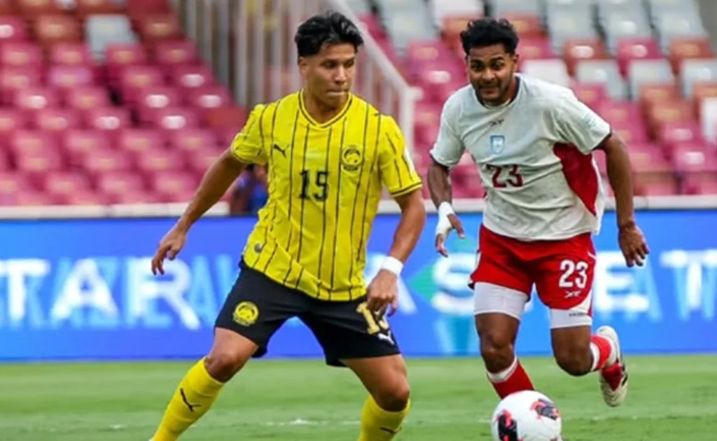 Laga Malaysia vs Bangladesh di FIFA ASEAN Cup (Instagram/@famalaysia)