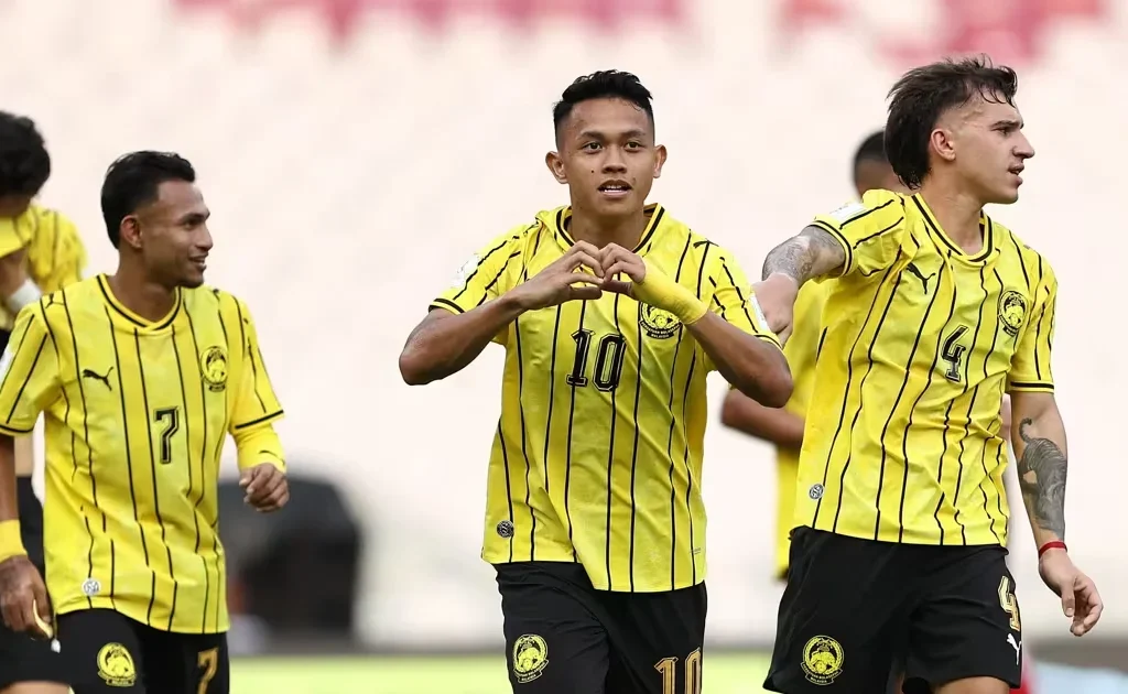 Selebrasi pemain Timnas Malaysia (fifa.com)
