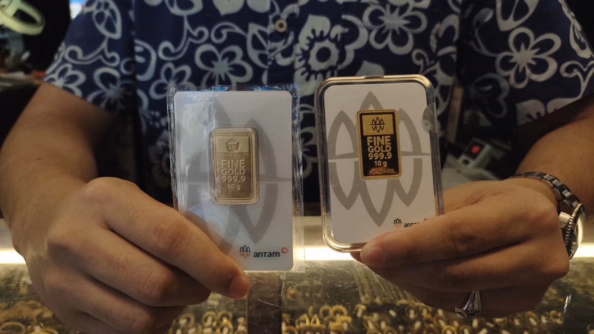 Harga Emas Berau Terjun Bebas Rp25.000 Per Gram, Cek Harga LM Antam dan Galeri 24 Berikut Ini