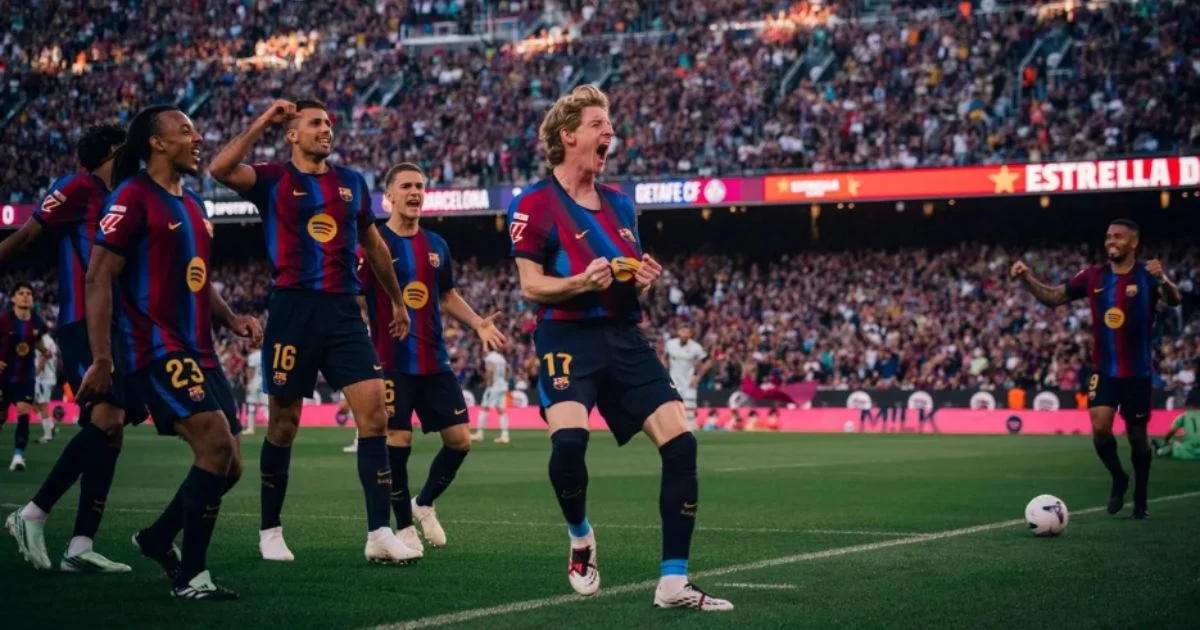 Gelandang Barcelona Anthony Gordon. (fcbarcelona.com)
