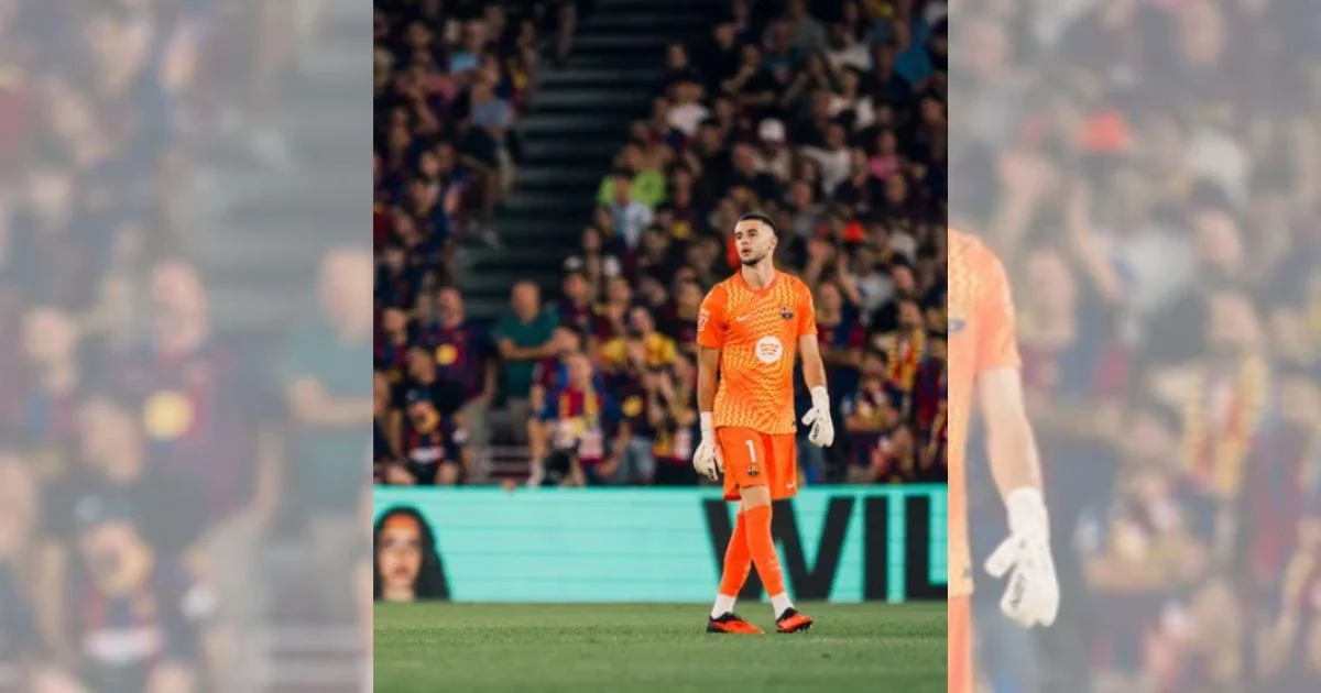 Kiper utama Barcelona, Joan Garcia. (fcbarcelona.com)