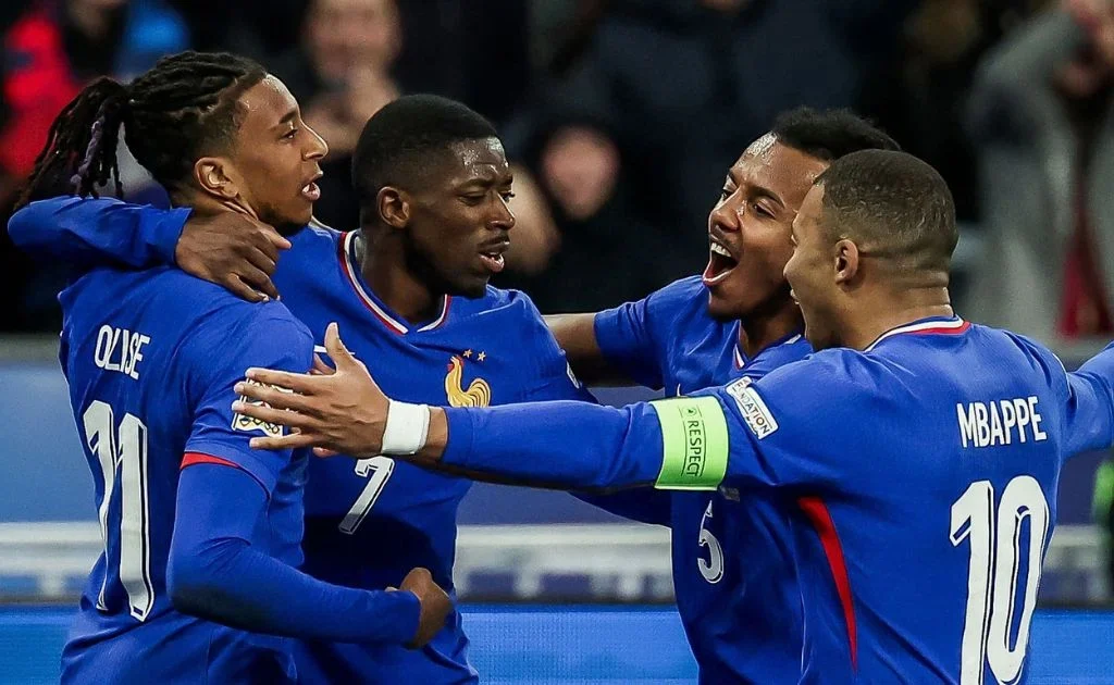 Skuad pemain bintang Timnas Prancis. (x/@YMA_viral)