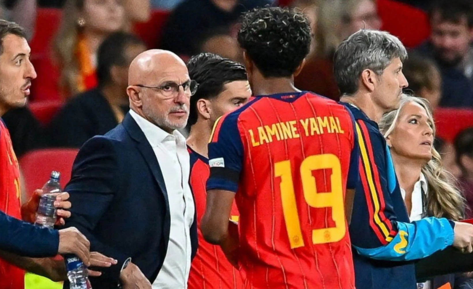 Pelatih Spanyol Luis de la Fuente. (x/@mansionofgrowth)