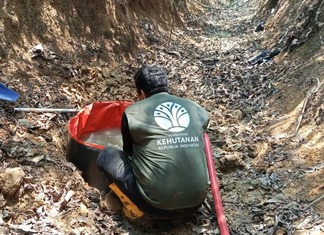 Krisis Air Akibat Kemarau Panjang Ancam Satwa, BKSDA Kaltim Inisiasi Pembuatan Sumur Buatan