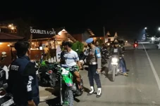 Ciptakan Situasi Kondusif, Polsek Talisayan Gelar Patroli dan Jaring 12 Sepeda Motor Knalpot Brong