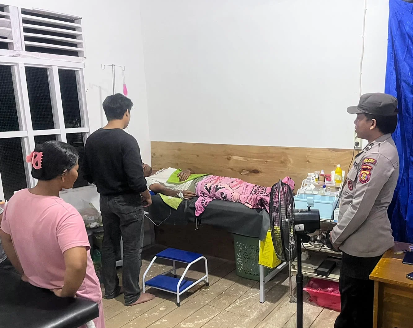 Kondisi korban kebakaran di barak milik PT TBPP di Afdeling 4, RT 010 Kampung Capuak, Kecamatan Talisayan, Minggu (18/10/2026).