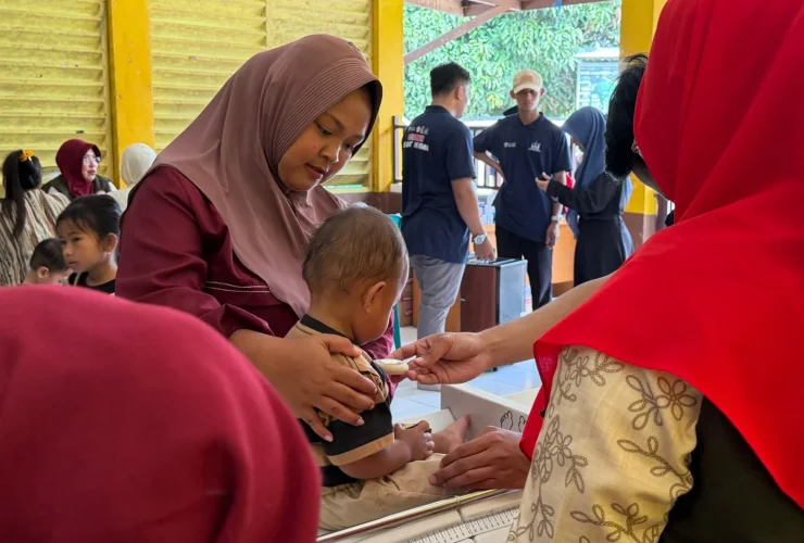 Peduli Kesehatan Ibu-Anak dan Guru Ngaji, PAMA bersama mitra Perkuat Kepedulian Sosial di Berau Melalui Program GEBER 