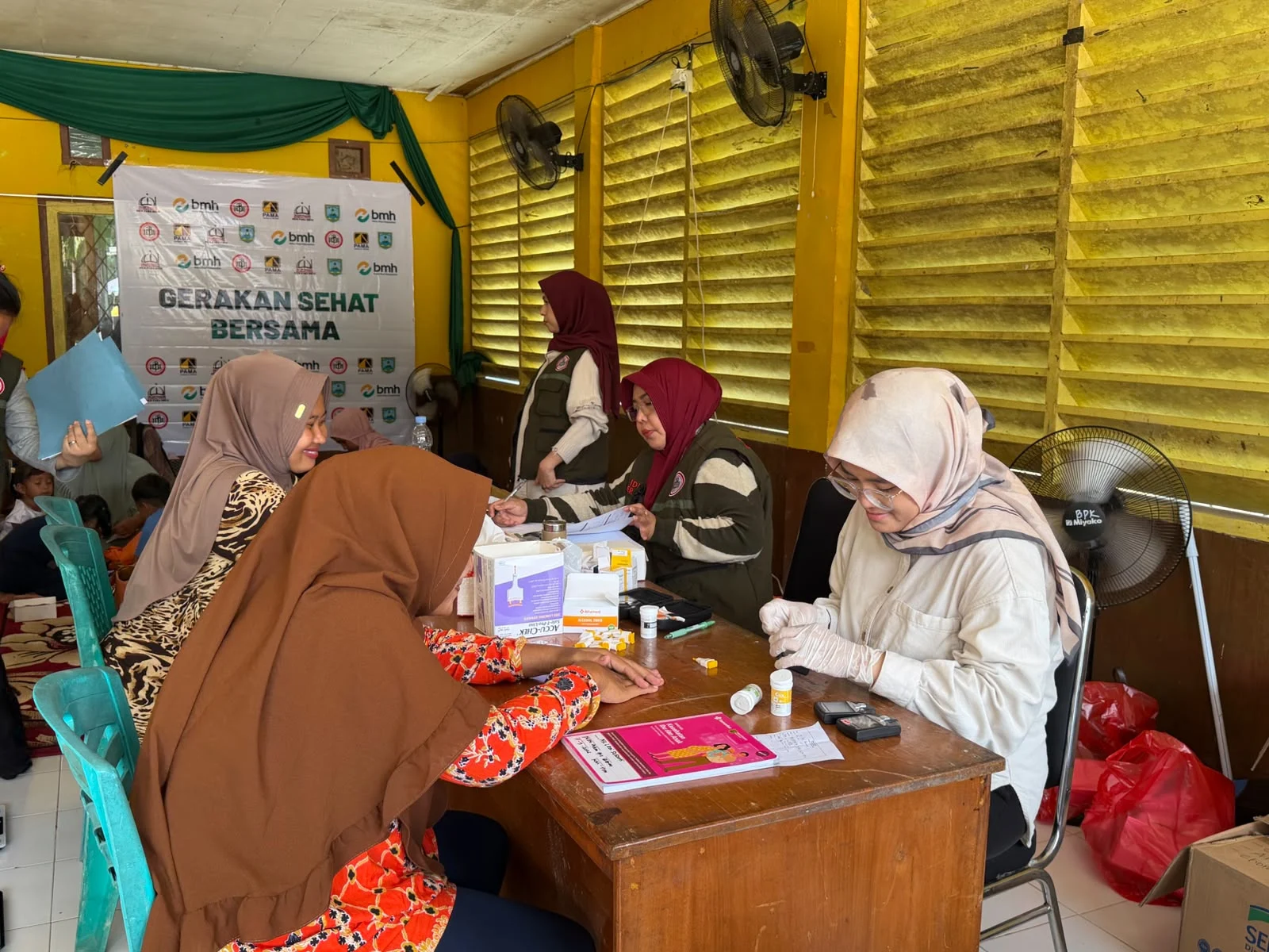 PAMA Persada Site BRCG bersama mitra kerja menggelar GEBER di Kampung Sukan, Kecamatan Sambaliung.