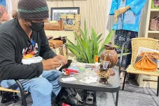 Pak Sablon Tampil di Berau Expo 2026, Sulap Limbah Kelapa Jadi Kerajinan Bernilai Ekonomi 