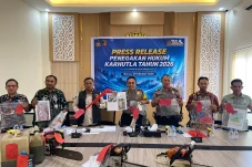 67,88 Hektare Lahan Terbakar di Berau, 9 Orang dan 1 Korporasi Diproses Hukum