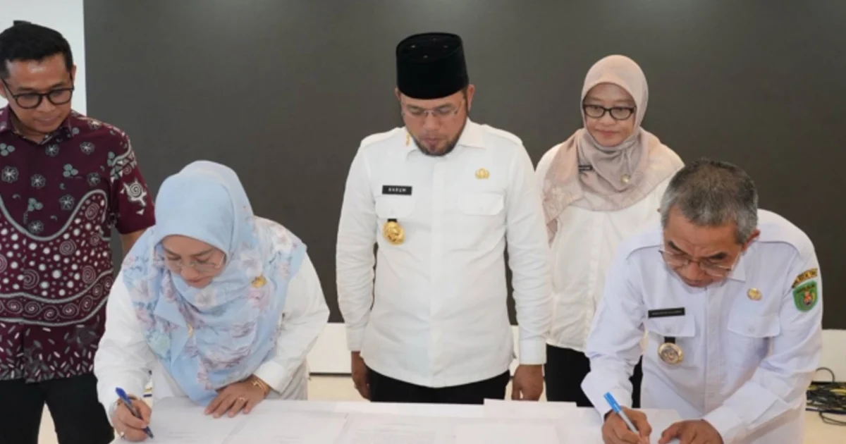 Rapat mediasi batas wilayah Berau - Kutim di oleh Gubernur Kaltim Rudy Mas'ud (Instagram/@pemprov_kaltim)