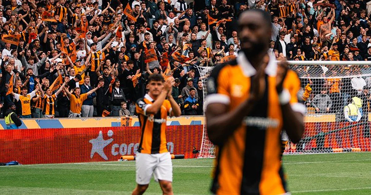 Selebrasi pemain Hull City (X/@HullCity)