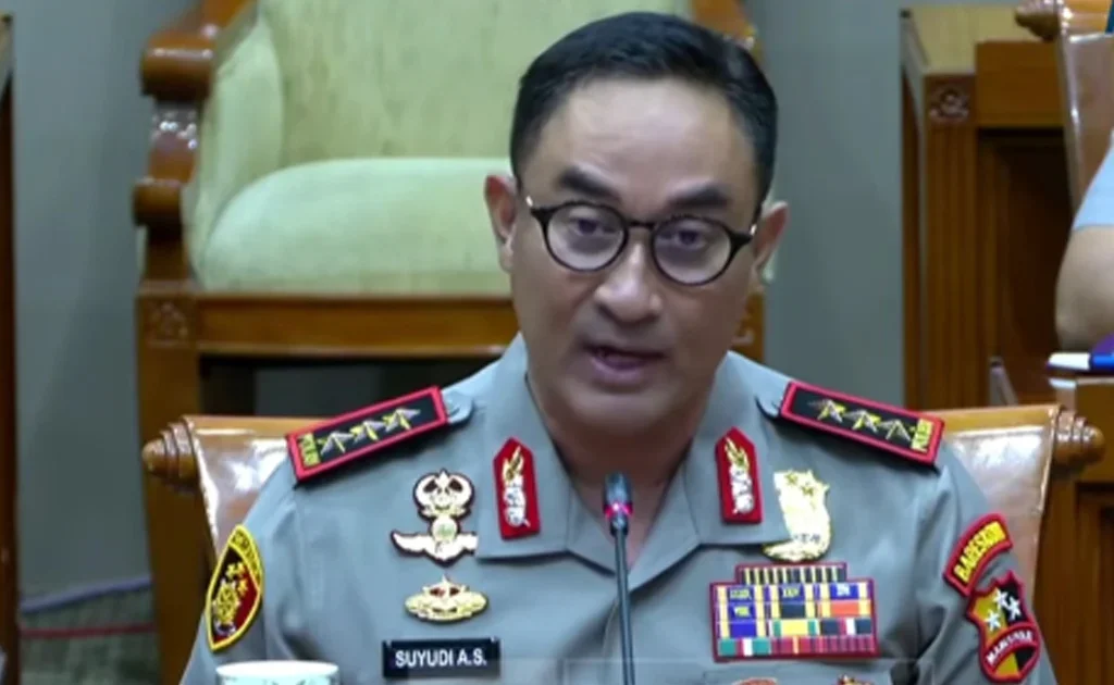 Komjen Suyudi Ario Seto dalam fit and proper test Komisi III DPR RI (YouTube/TV Parlemen)