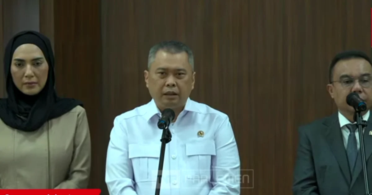 Konferensi pers DPR RI dan Pemerintah soal Perpres Ojol (YouTube/ TV Parlemen)