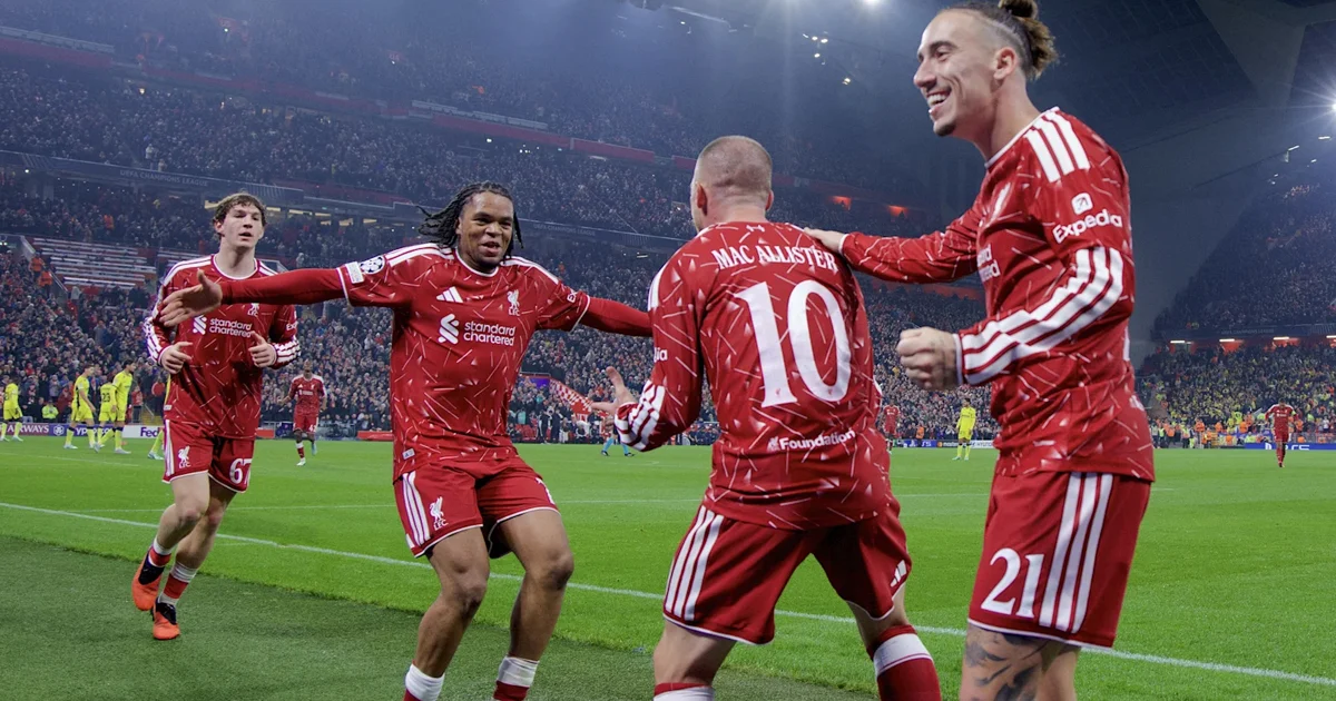 Laga Liverpool vs Villarreal di Champions League (X/@LFC)