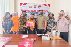 Polres Berau Musnahkan 38,51 Gram Sabu, 8 Tersangka Terancam Hukuman Berat
