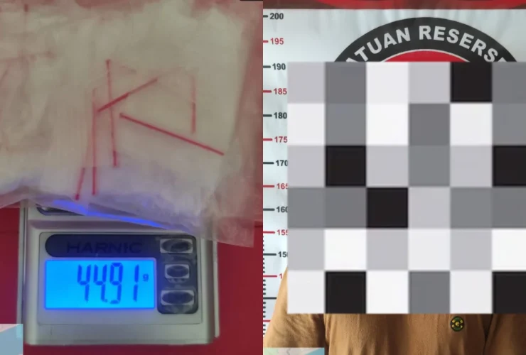 Miliki 30 Paket Sabu Seberat 44,91 Gram, Pria 36 Tahun di Gunung Tabur Ditangkap Polisi Tanpa Perlawanan