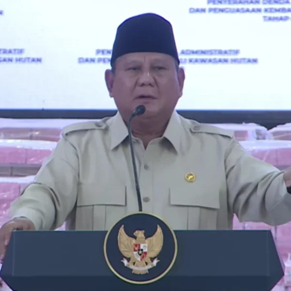 Presiden Prabowo dalam acara Satgas PKH (YouTube/Sekretariat Presiden)