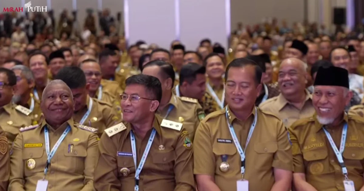 Kepala daerah saat hadiri Rakornas TPAKD (YouTube/Sekretariat Daerah)